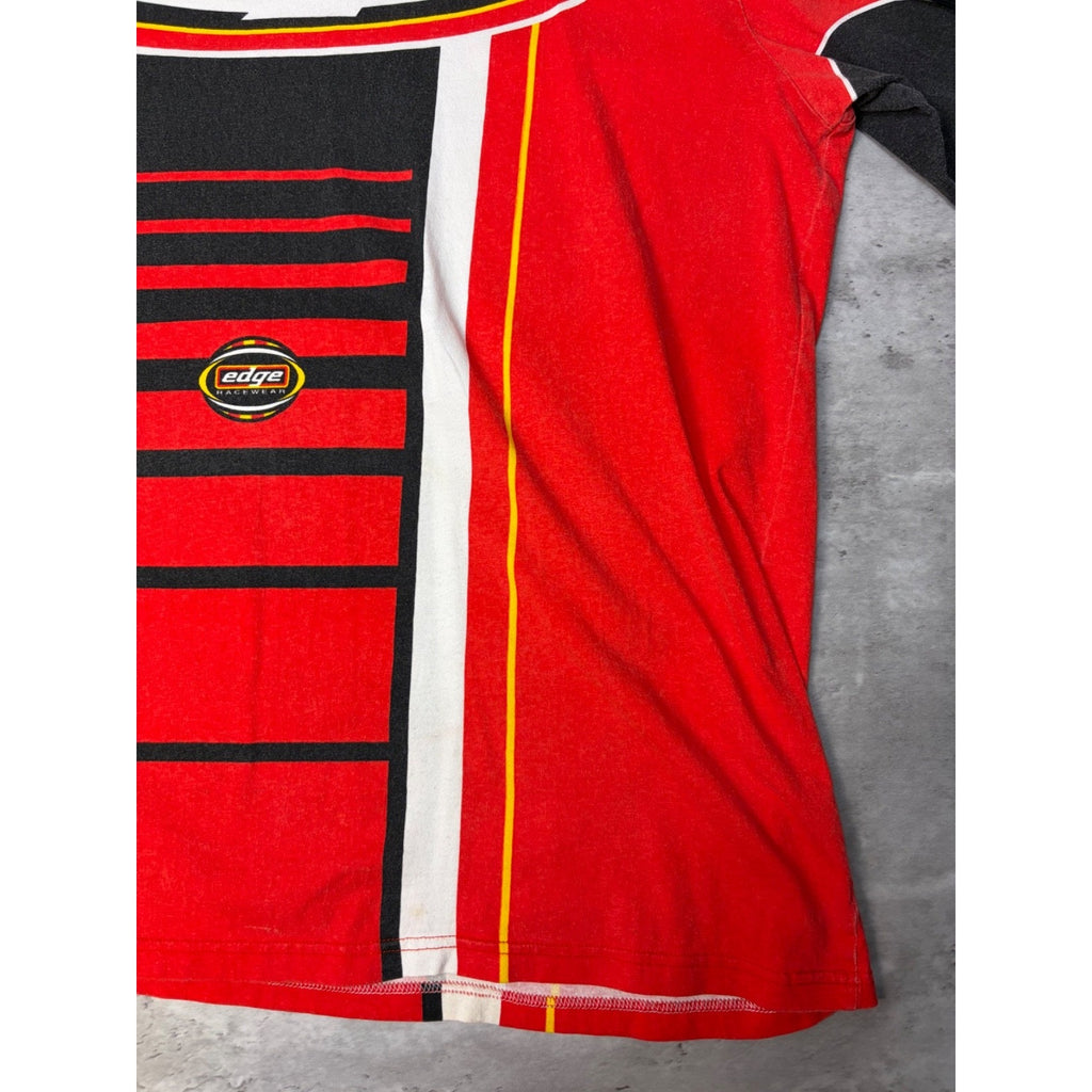 Vintage 90s Answer All Over Print Long Sleeve Motocross Jersey Size XL