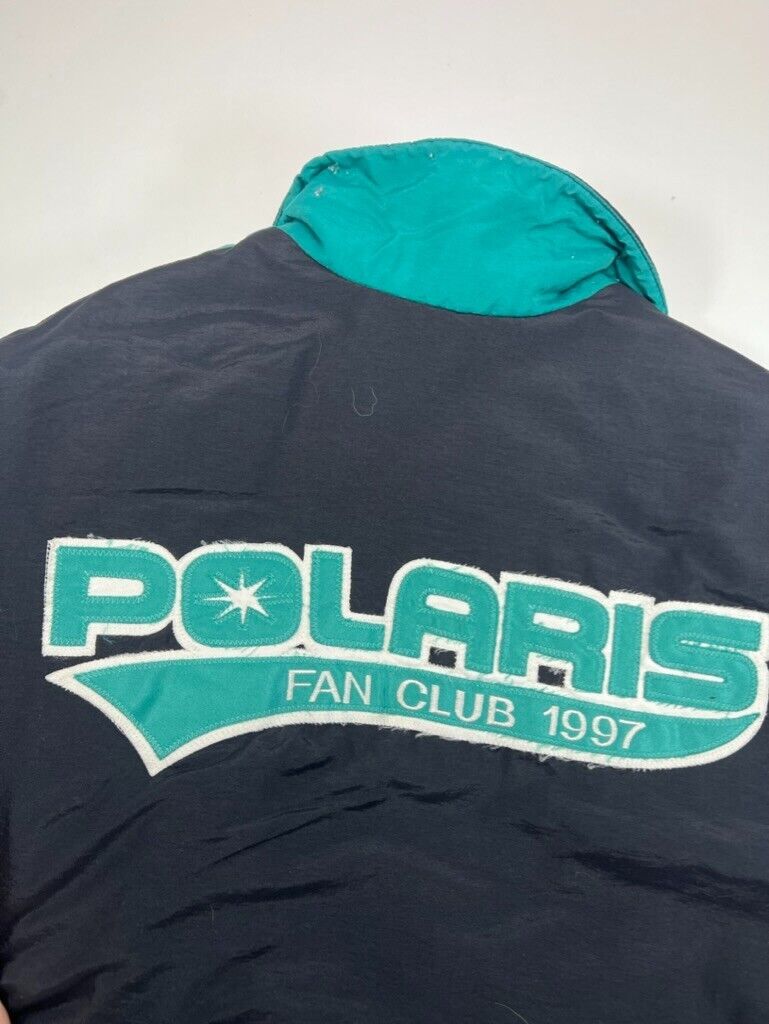 Vintage 1997 Polaris Fan Club Pro Polaris Nylon Jacket Size XL Made In USA 90s