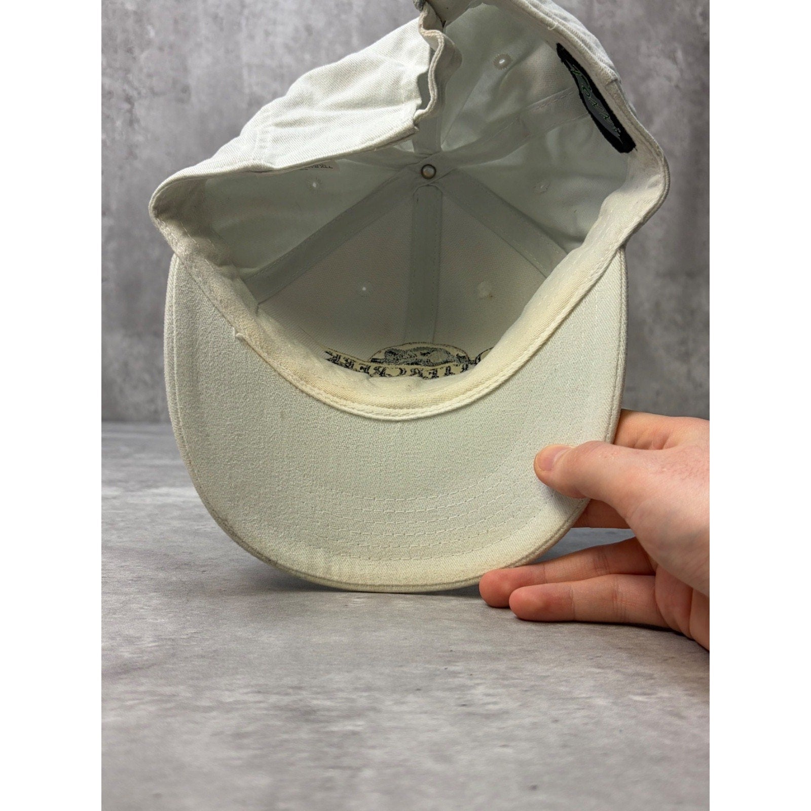 Vintage Otter Creek Golf Club Embroidered Spellout Strapback Hat OSFA