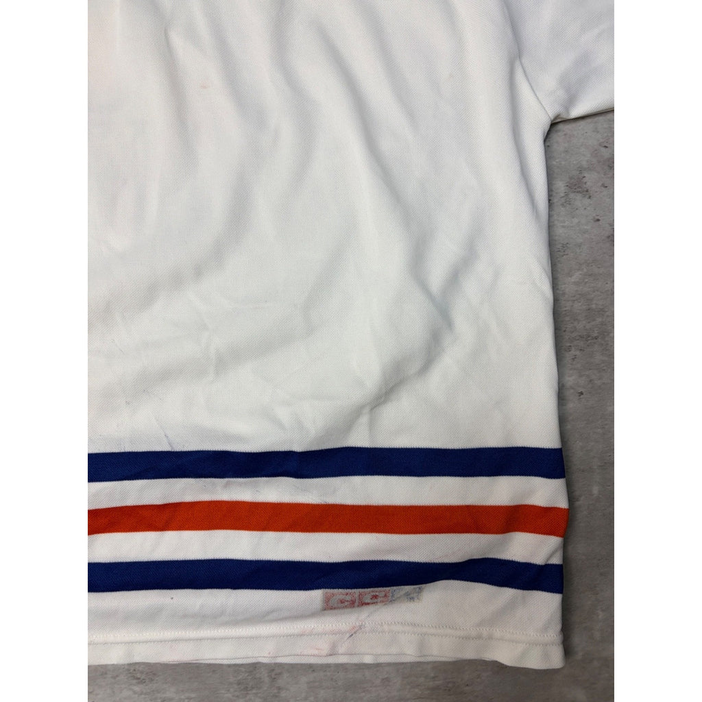 Vintage 1988 Edmonton Oilers NHL CCM Maska Hockey Jersey Size XL