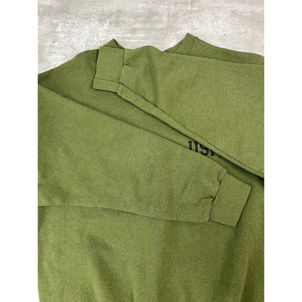 Vintage US Military USMC Graphic Crest Crewneck Sweatshirt Size Large