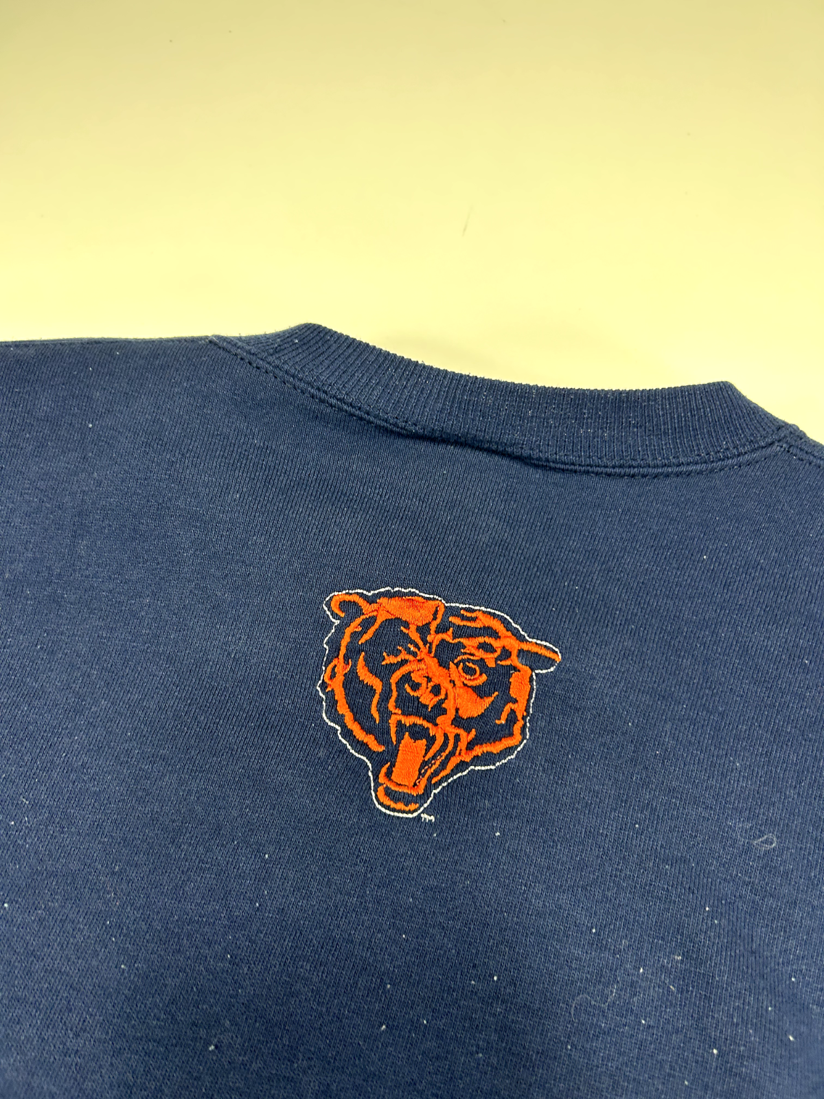 Vintage 90s Chicago Bears NFL Embroidered Spellout Football Sweatshirt Size XL