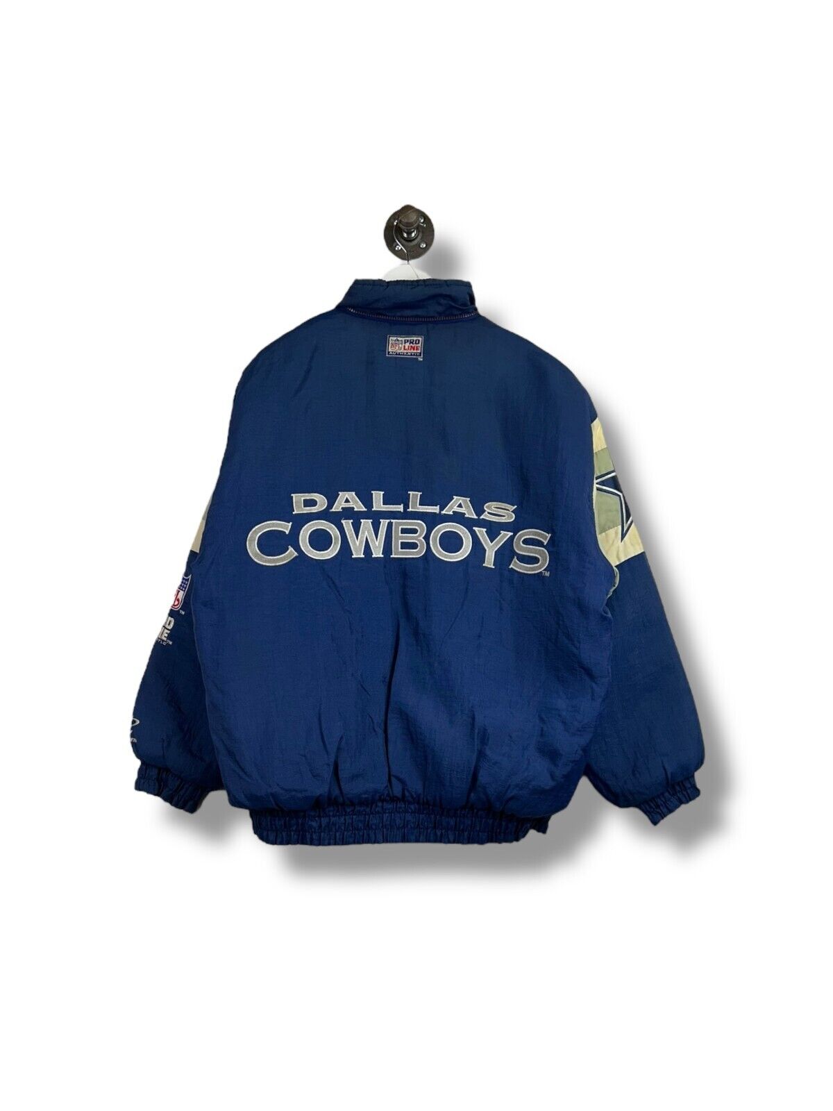 Vintage 90s Dallas Cowboys NFL Insulated Logo Athletic Football Jacket Size Large