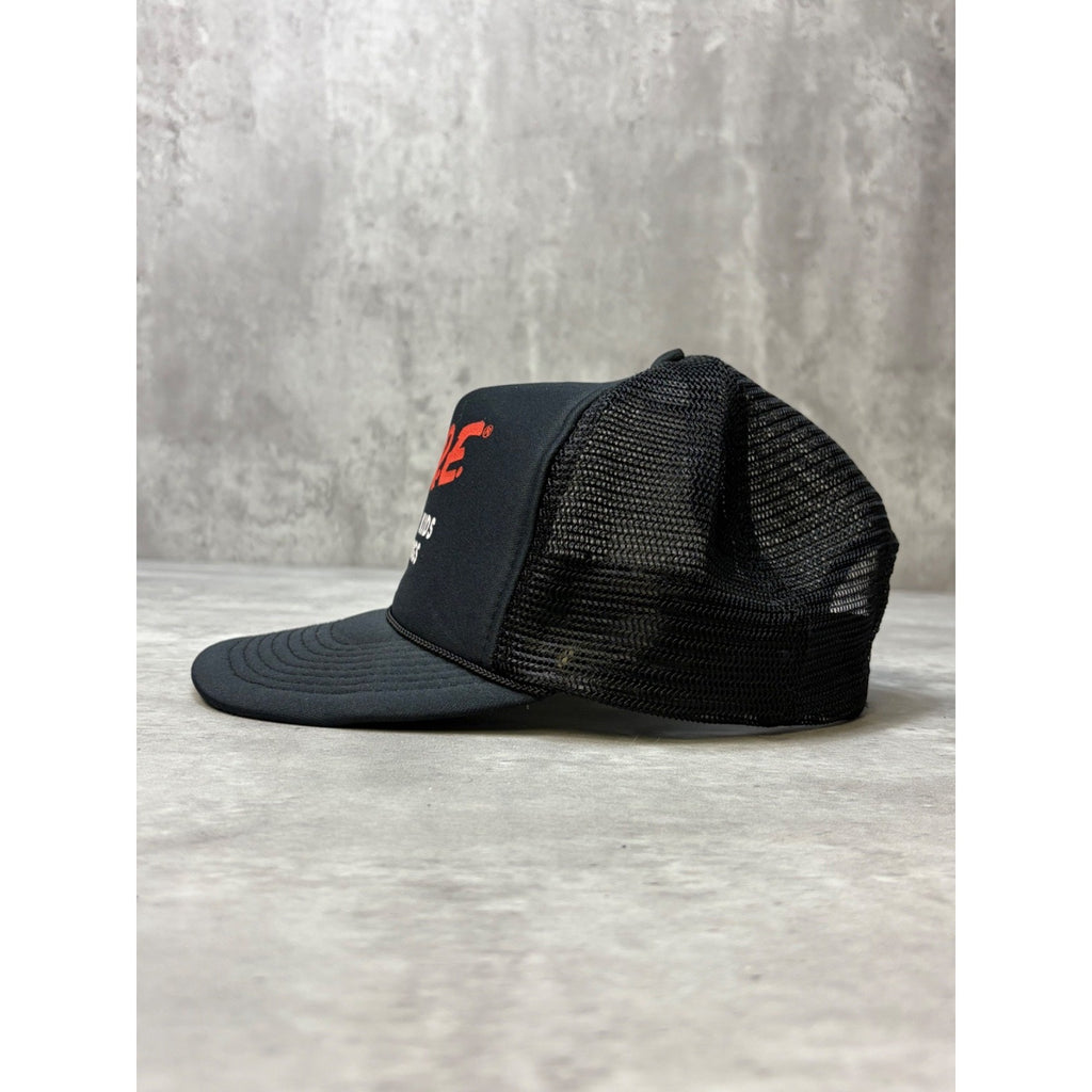 Vintage 80s/90s Dare To Keep Kids Off Drugs Graphic Trucker Snapback Hat OSFA