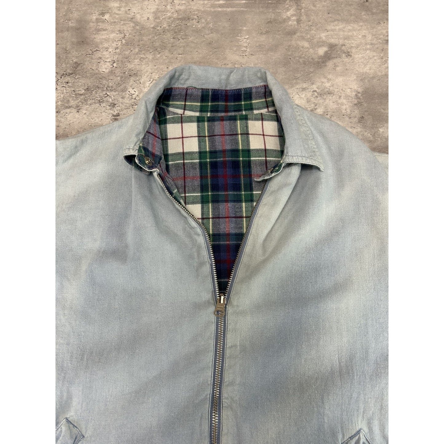 Vintage 90s Womens Eddie Bauer Plaid Reversible Harrington Style Jacket Medium