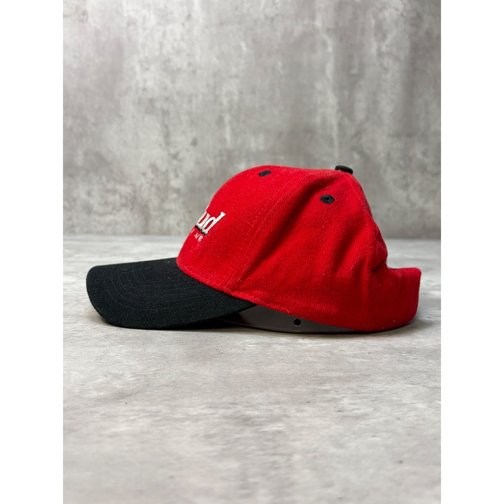 Vintage Bud Racing Nascar Embroidered Logo Strapback Hat OSFA