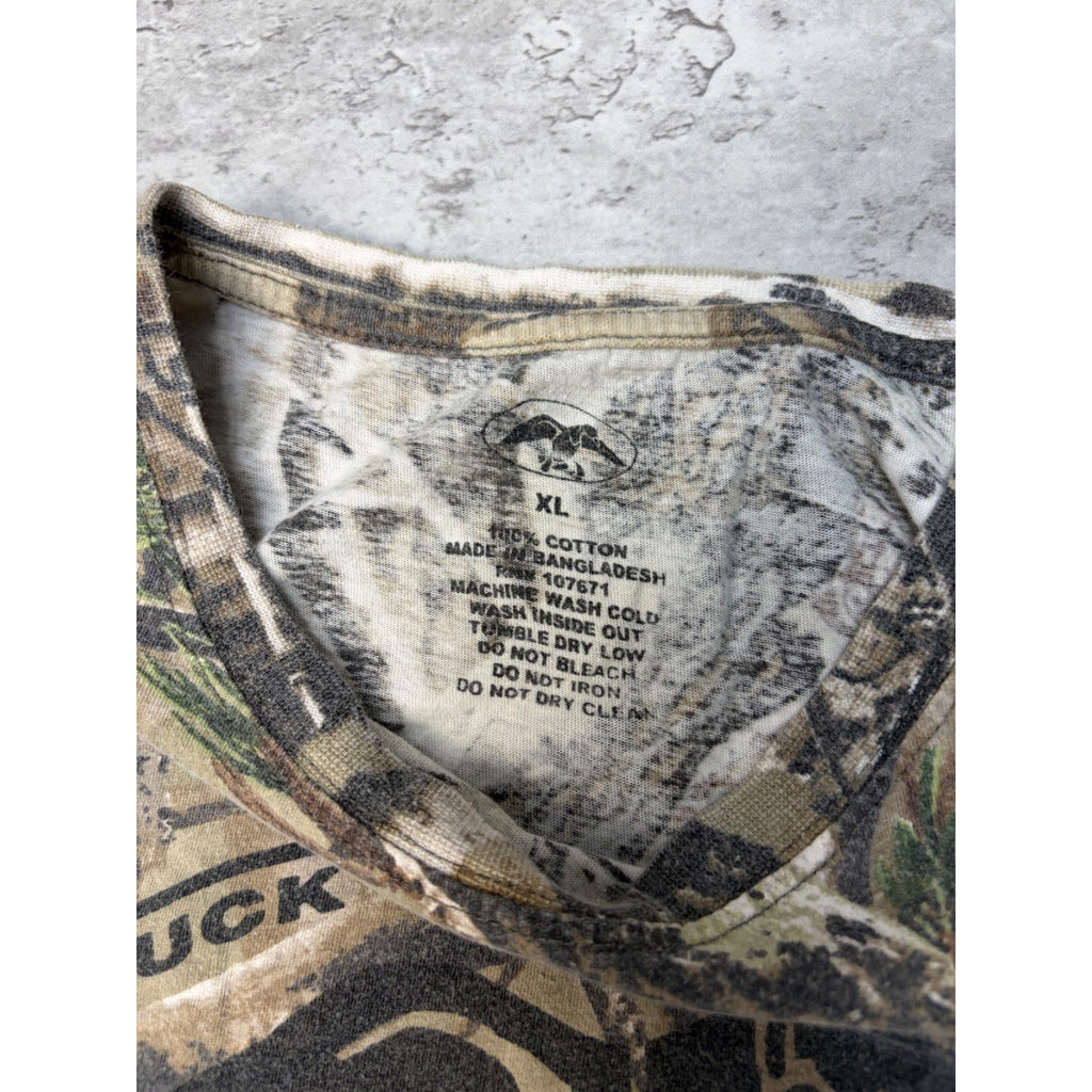 Duck Commander Realtree AP Tree Camo Hunting T-Shirt Size XL