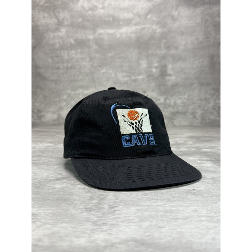 VTG 90s Cleveland Cavaliers NBA Embroidered Logo Basketball Snapback Hat OSFA