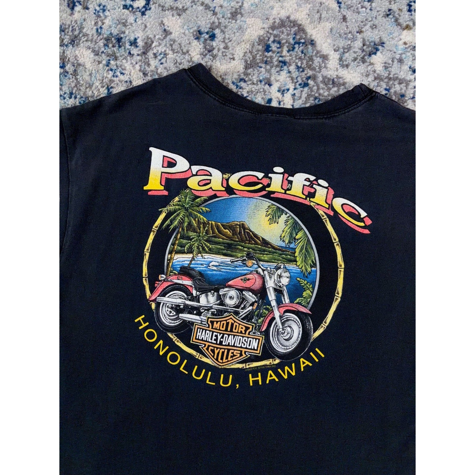 Vintage 1995 Harley Davidson Eagle Graphic Sleeveless T-Shirt Size 2XL