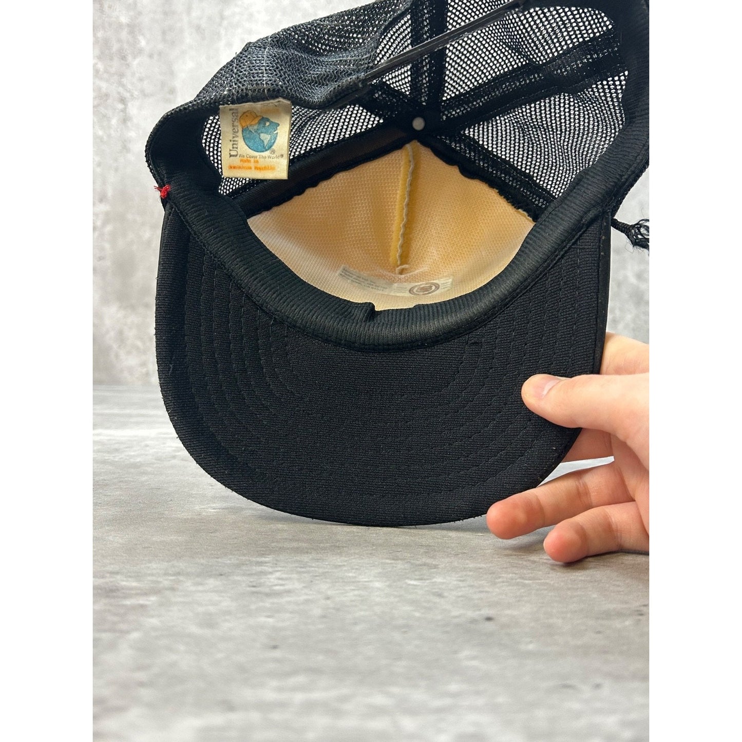 Vintage 80s/90s Flyers Embroidered Spellout Trucker Snapback Hat OSFA