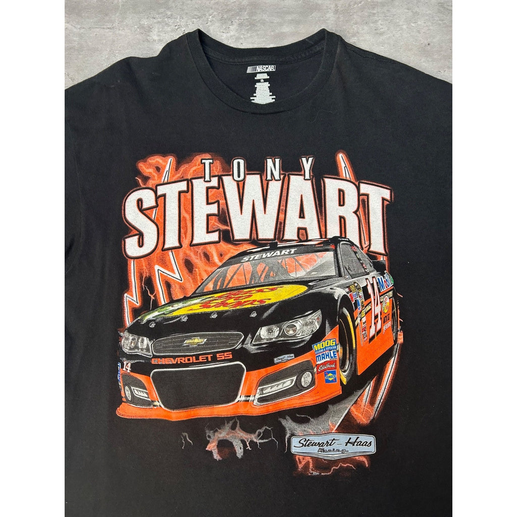 Vintage Tony Stewart #20 Home Depot Racing Nascar Graphic T-Shirt Size XL
