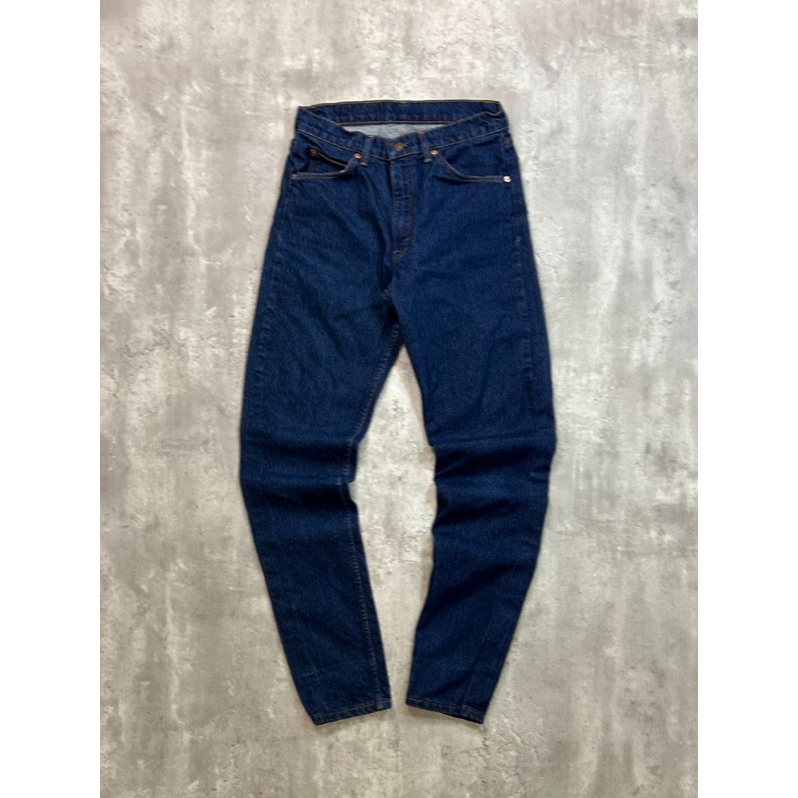 Vintage 80s Levis Orange Tab Dark Wash Denim Pants Size 30