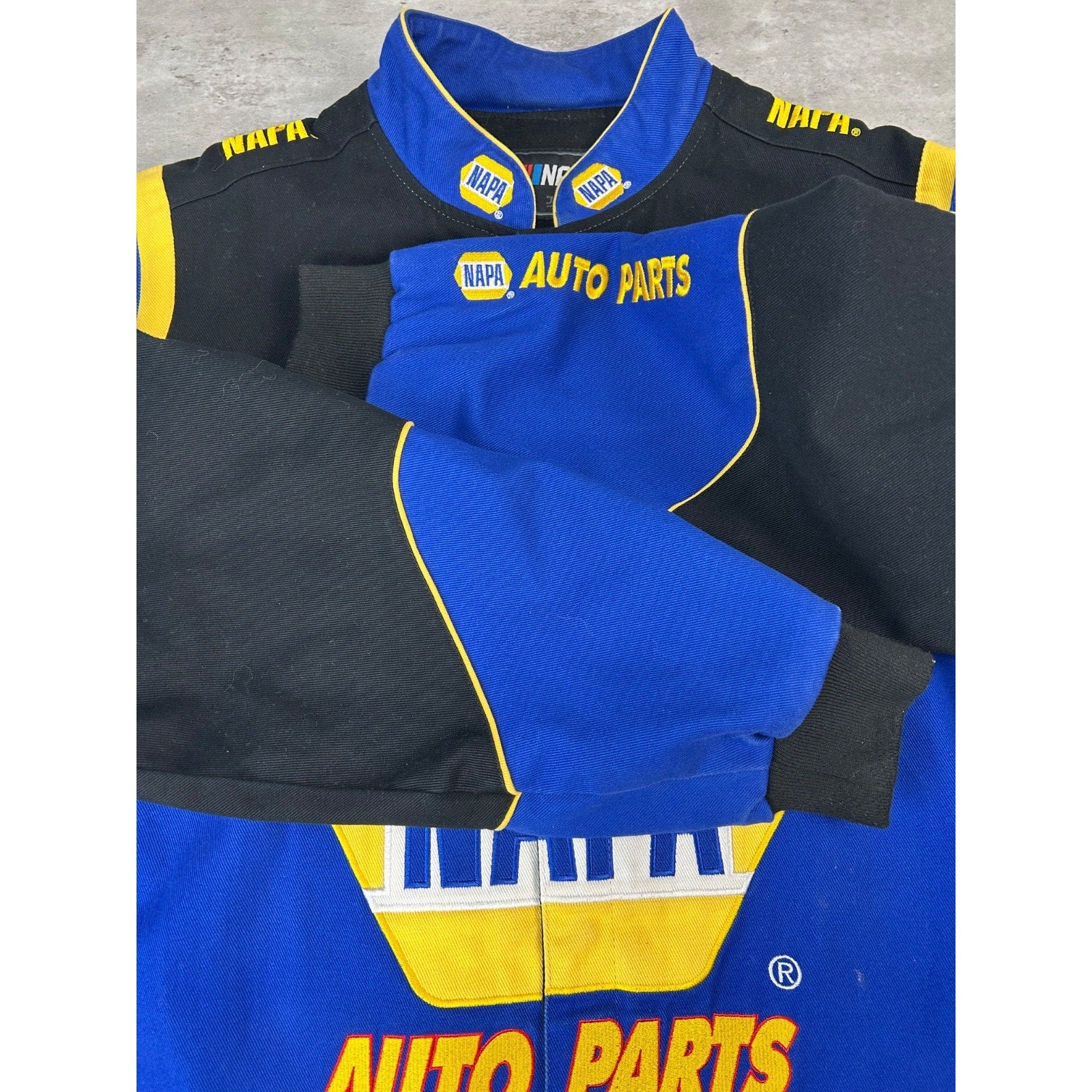 Vintage Chase Elliot Napa Racing Embroidered Nascar Race Jacket Size 3XL