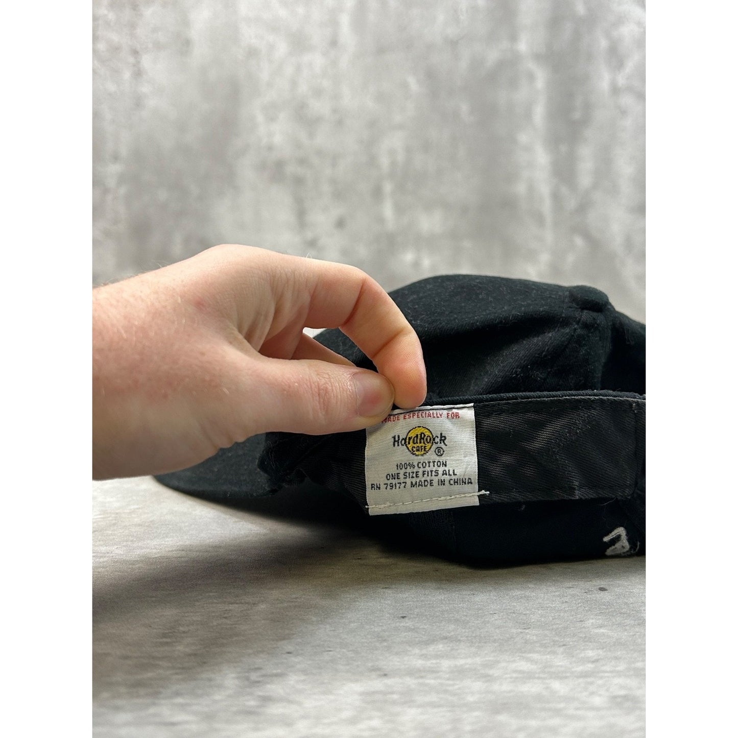 Vintage Hard Rock Cafe San Juan Embroidered Destination Strapback Hat OSFA