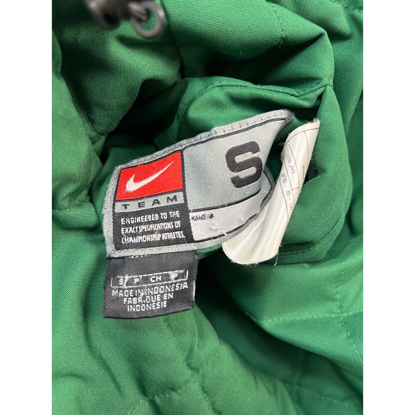 Vintage Michigan State Spartans NCAA Insulated Reversible Nike Jacket Size Small
