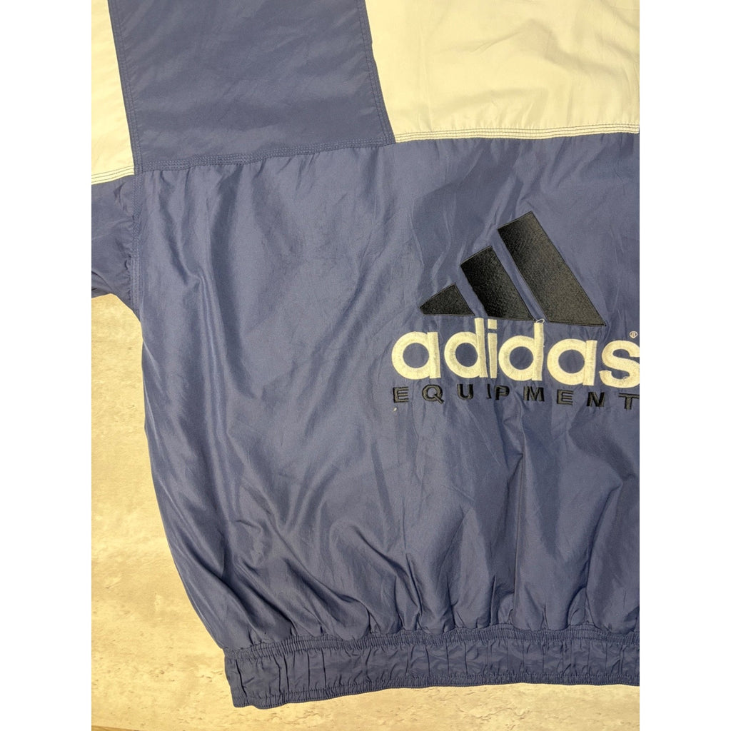 Vintage 90s Adidas Embroidered Logo Full Zip Insulated Jacket Size XL