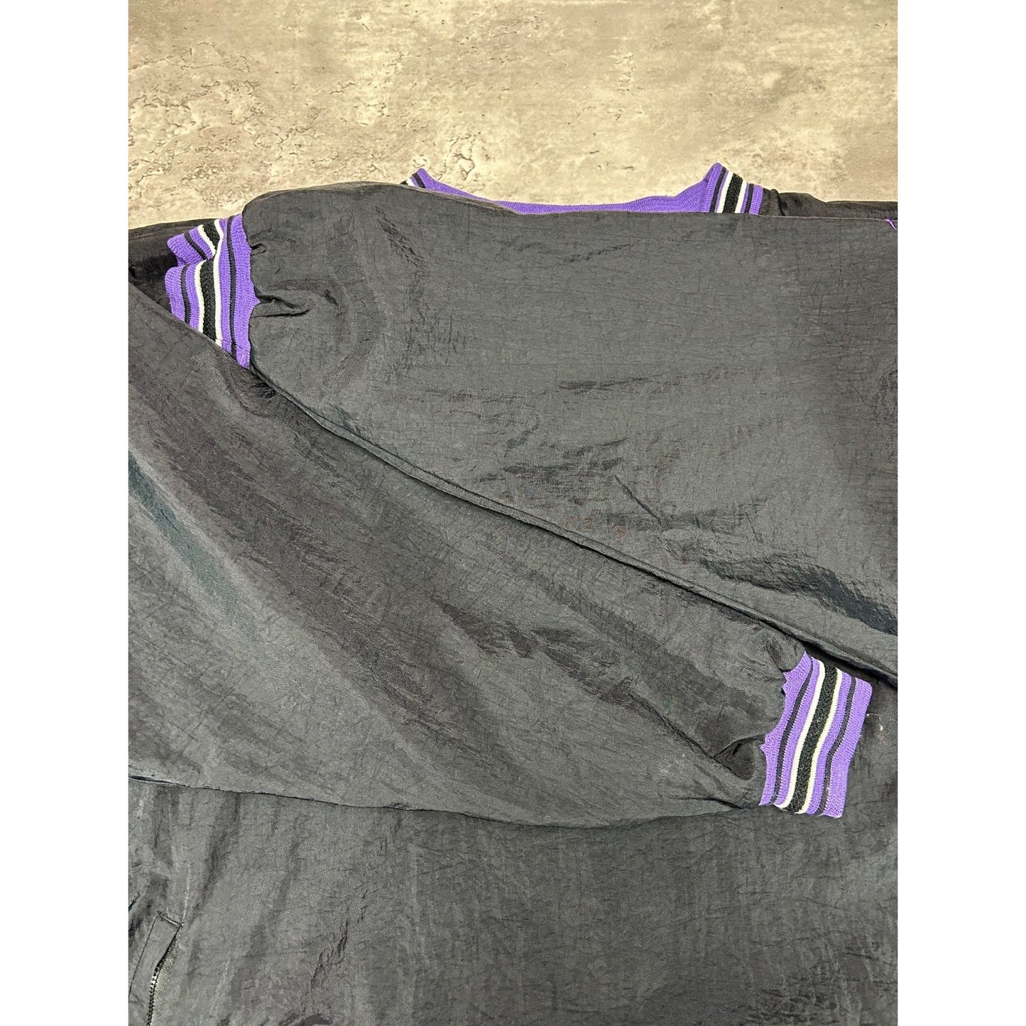 Vintage 90s New Haven Bulldogs Collegiate Embroidered Windbreaker Jacket Sz 2XL