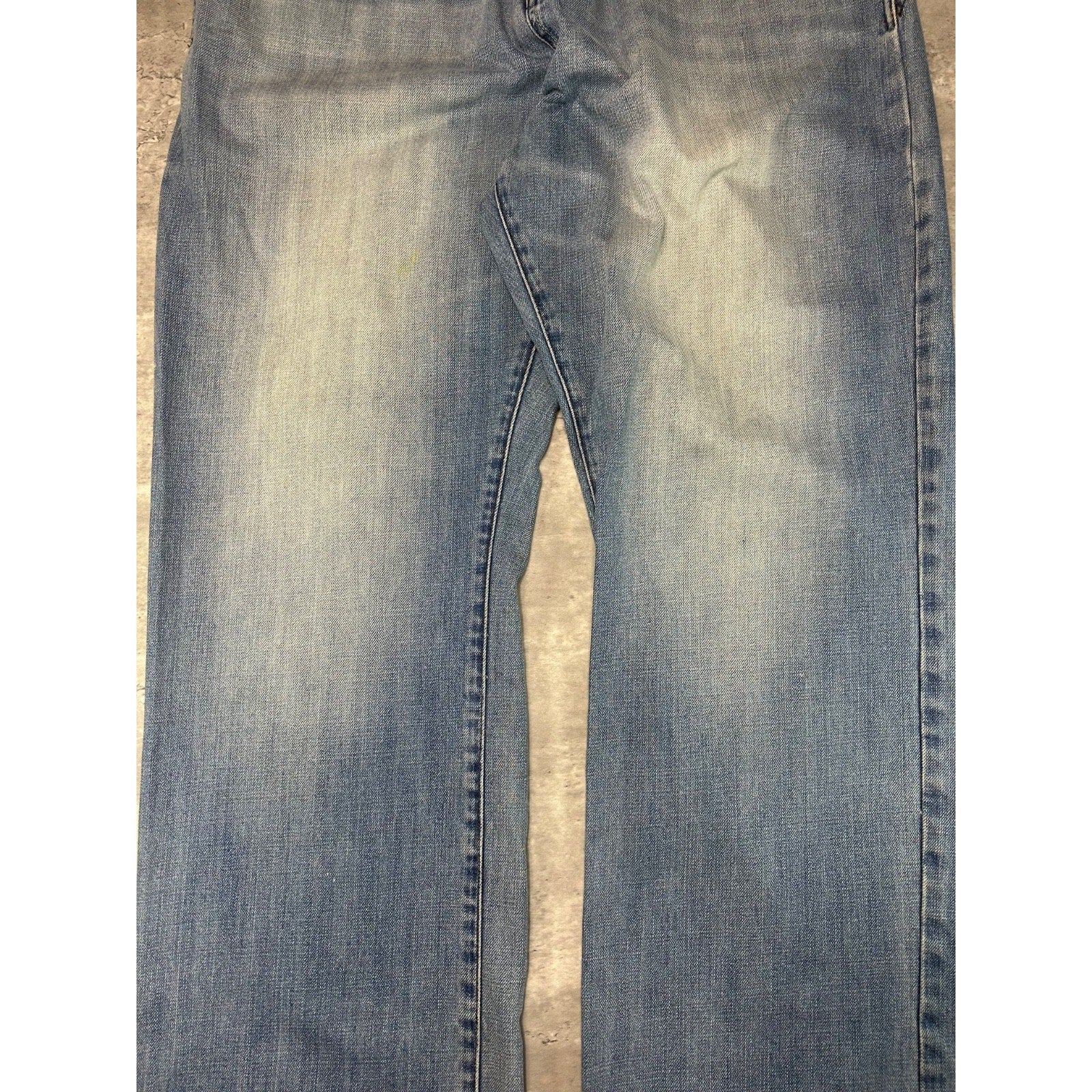 Vintage Y2K Akademiks Light Wash Baggy Fit Denim Pants Size 40 Blue