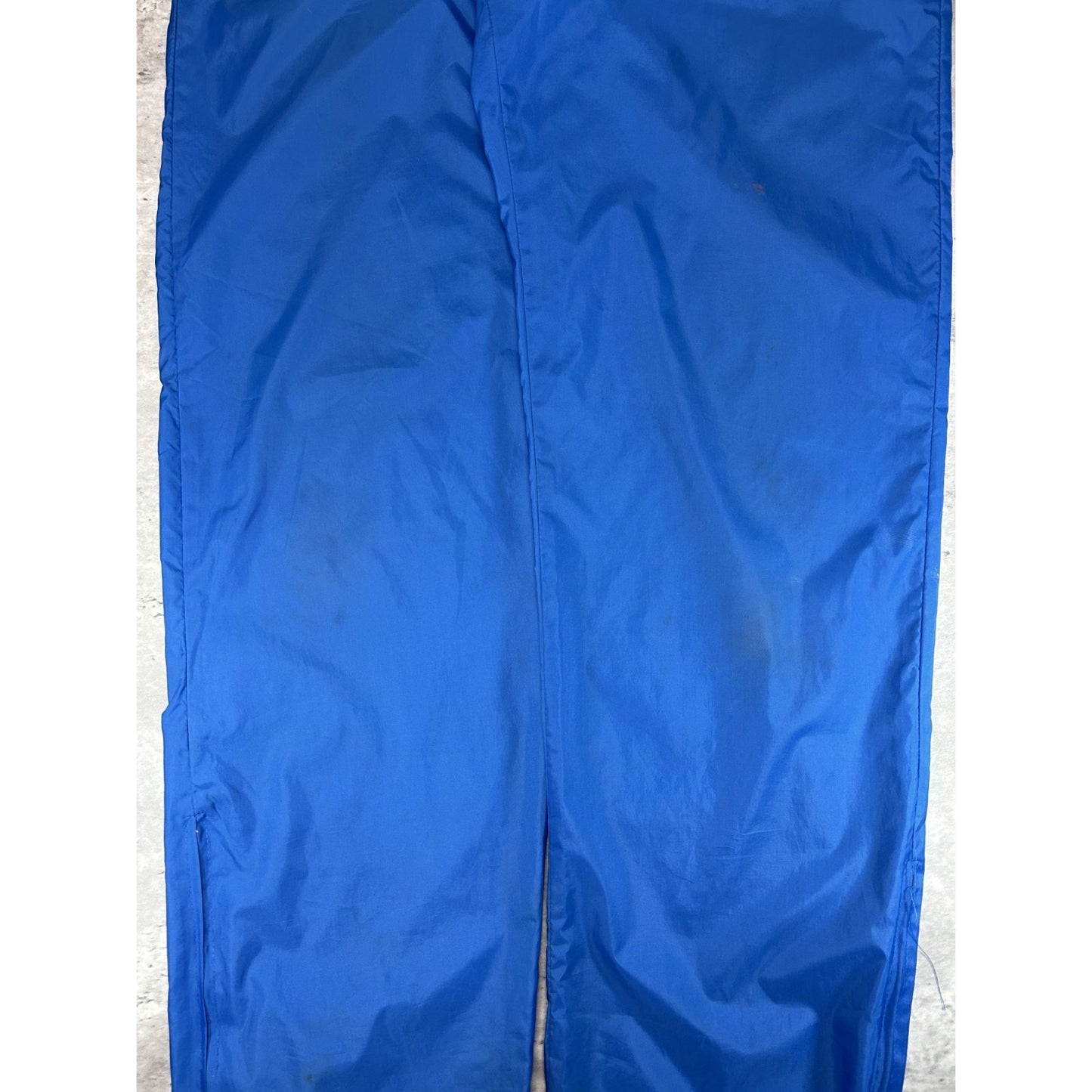 Vintage 80s/90s Brooks Embroidered Spellout Nylon Track Pants Size Large Blue