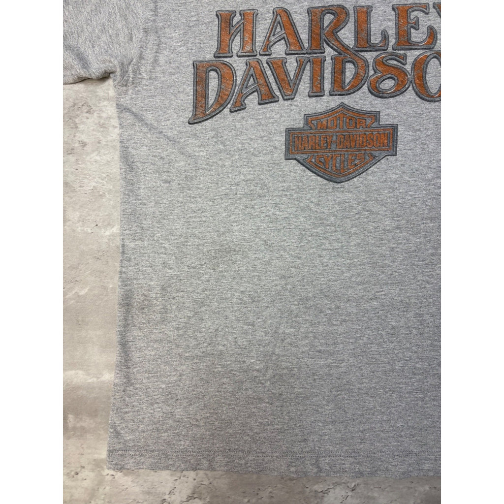 Vintage Harley Davidson Graphic Spellout Logo T-Shirt Size XL