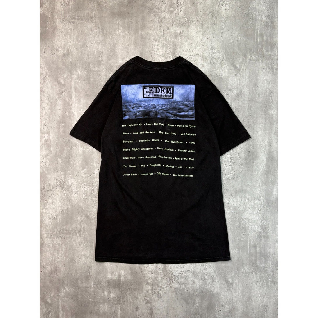 Vintage 1996 Eden Music Fest Alternative Rock Music Band T-Shirt Size