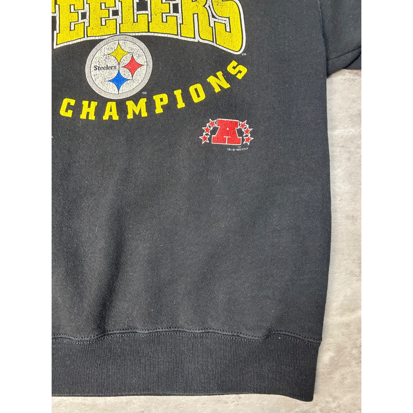 1996 Pittsburgh Steelers NFL AFC Champs Super Bowl XXX Sweatshirt Size Large