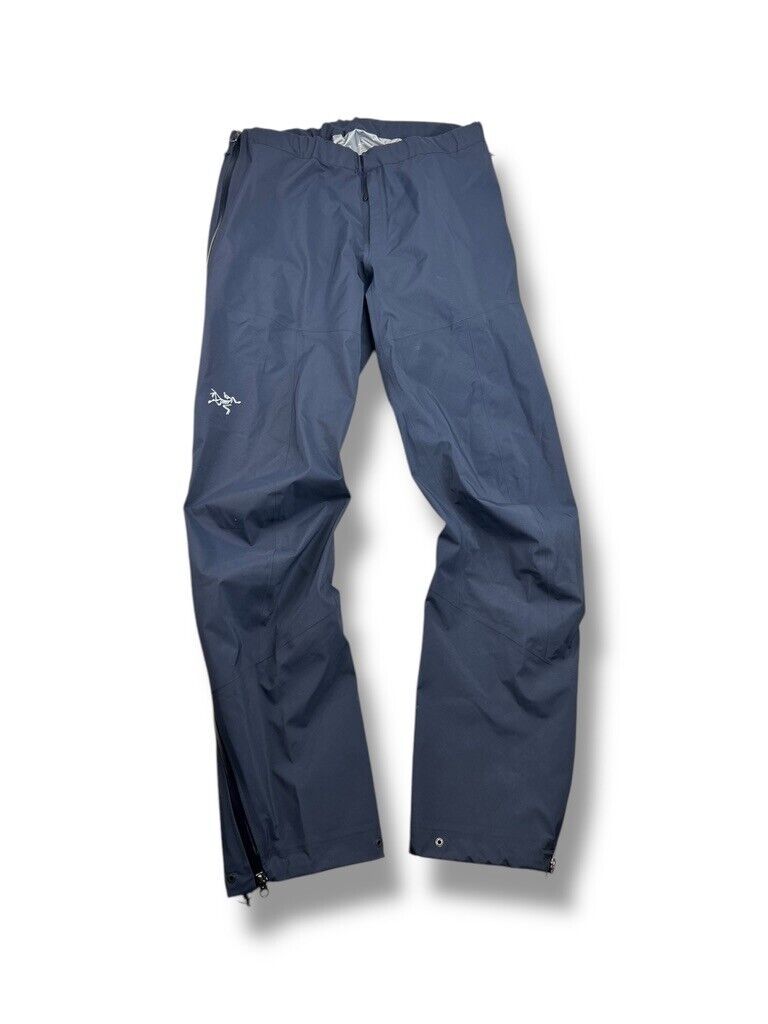 Arc'teryx Embroidered Logo Gore Tex Beta Pants Size Medium Blue