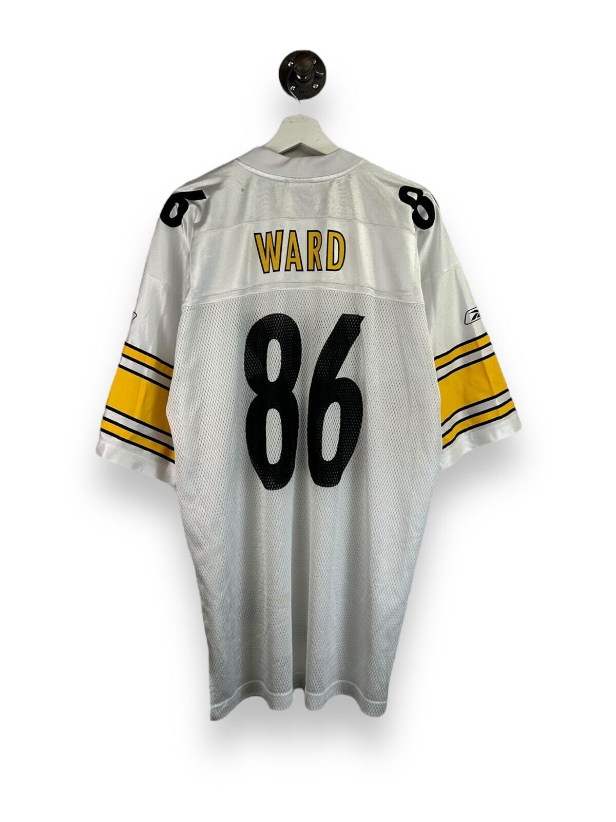 Vintage Hines Ward #86 Pittsburg Steelers NFL Reebok Football Jersey Size Large