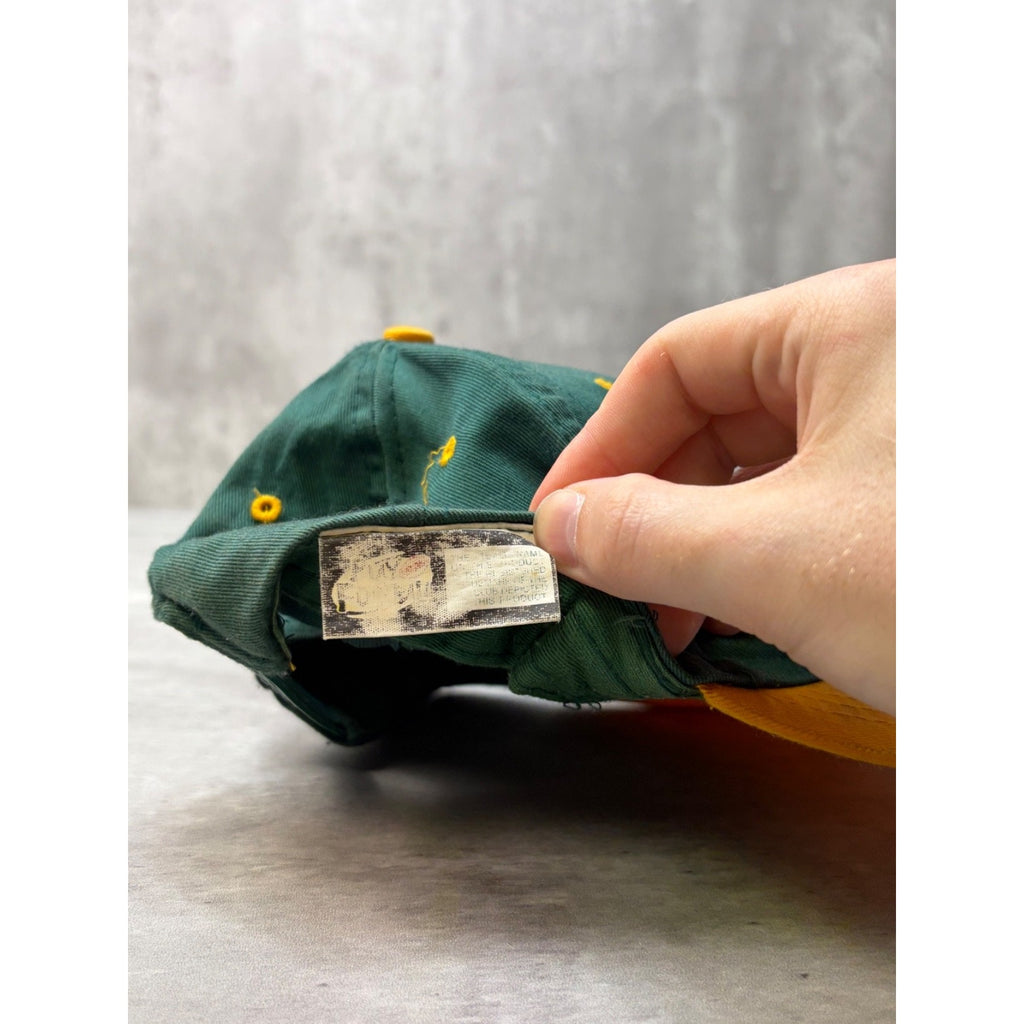 Vintage 90s Green Bay Packers NFL Embroidered Logo Snapback Hat OSFA YOUTH