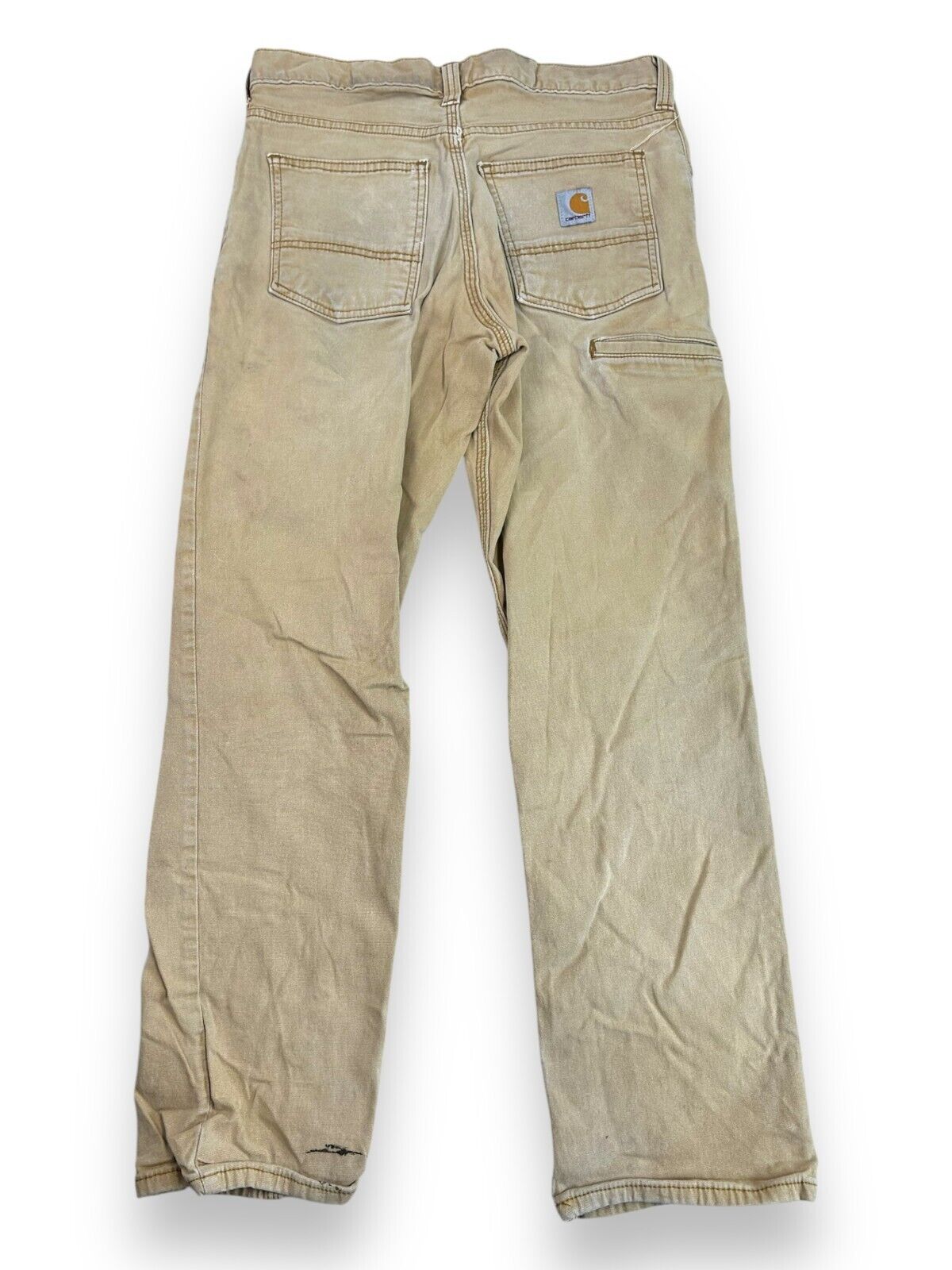 Carhartt Relaxed Fit Canvas Work Wear Five Pocket Pants Pants Size 30W Beige