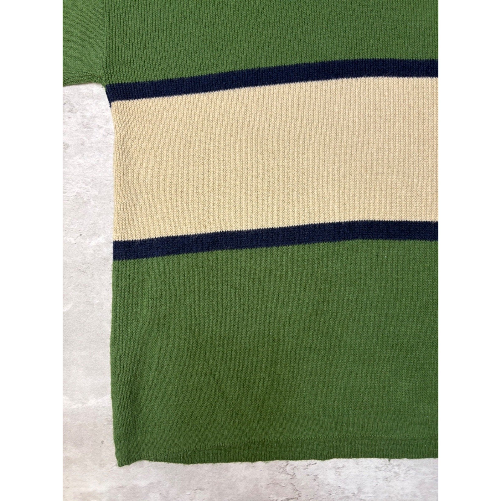 Vintage 90s Domani Striped Pullover Ribbed Knit Sweater Size Medium