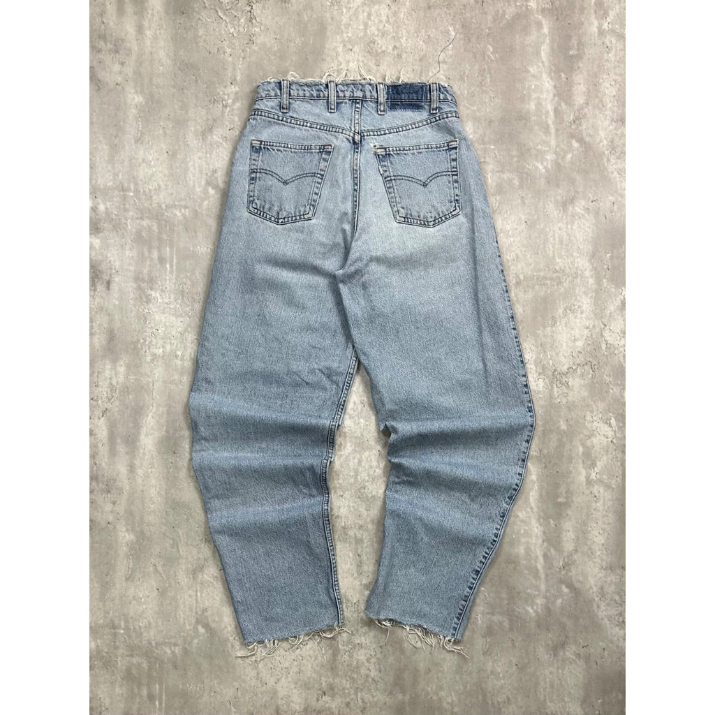 Vintage Levi's Silvertab Light Wash Denim Baggy Fit Pants Size 30