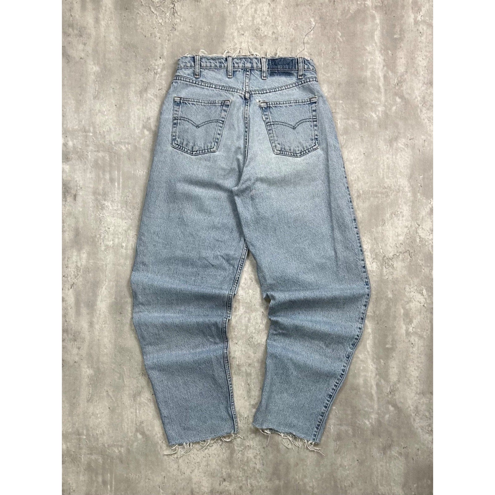 Vintage Levi's Silvertab Light Wash Denim Baggy Fit Pants Size 30