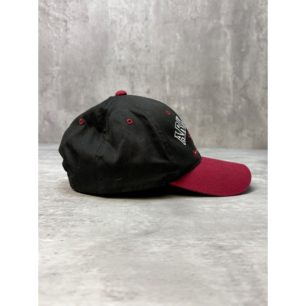 Vintage Arkansas Razorbacks NCAA Embroidered Spellout Snapback Hat OSFA