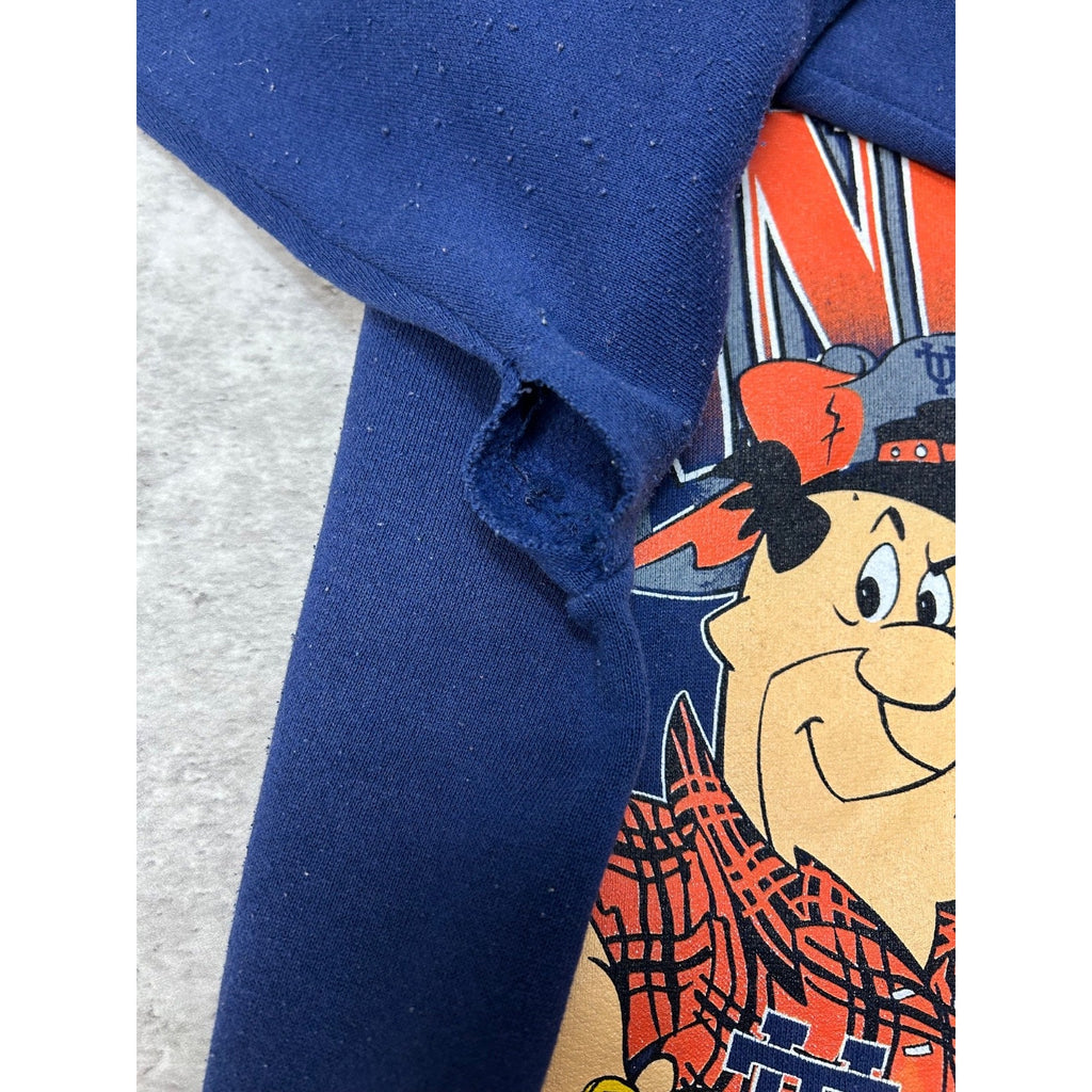 1994 Tennessee Volunteers NCAA Flintstones Graphic Sweatshirt Size Medium