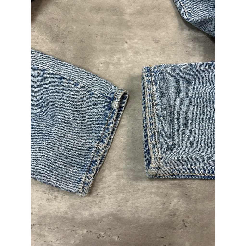 Vintage 80s/90s Wrangler Western Style Light Wash Denim Pants Size 27