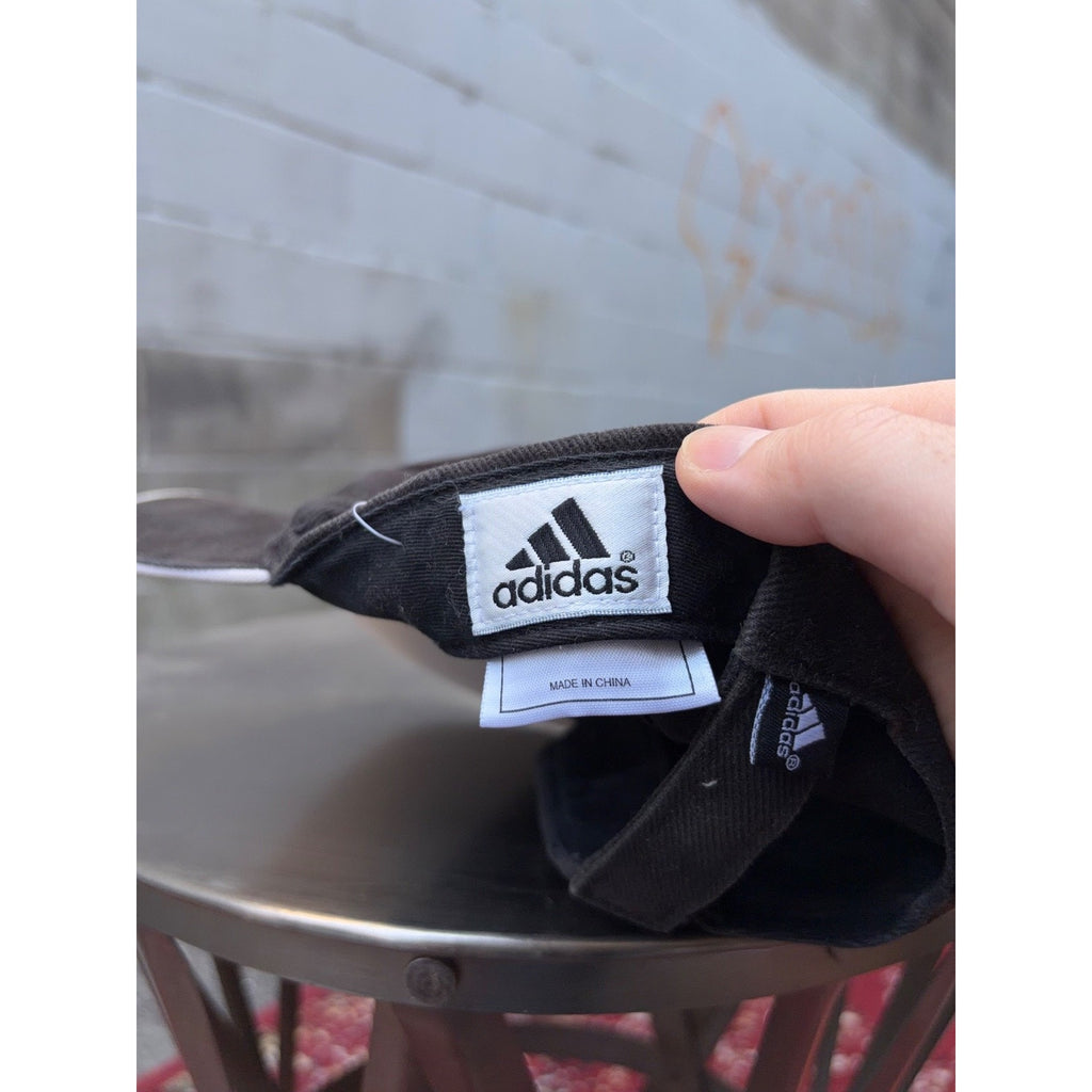 Vintage Adidas Embroidered Logo Strapback Hat OSFA