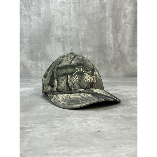 Vintage Friends Of The NRA Tree Camo Hunting Snapback Hat OSFA
