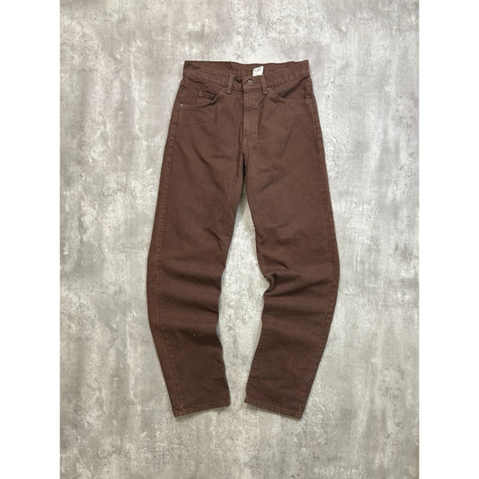 Vintage 80s/90s Levis 550 Orange Tab Relaxed Fit Brown Denim Pants Size 31