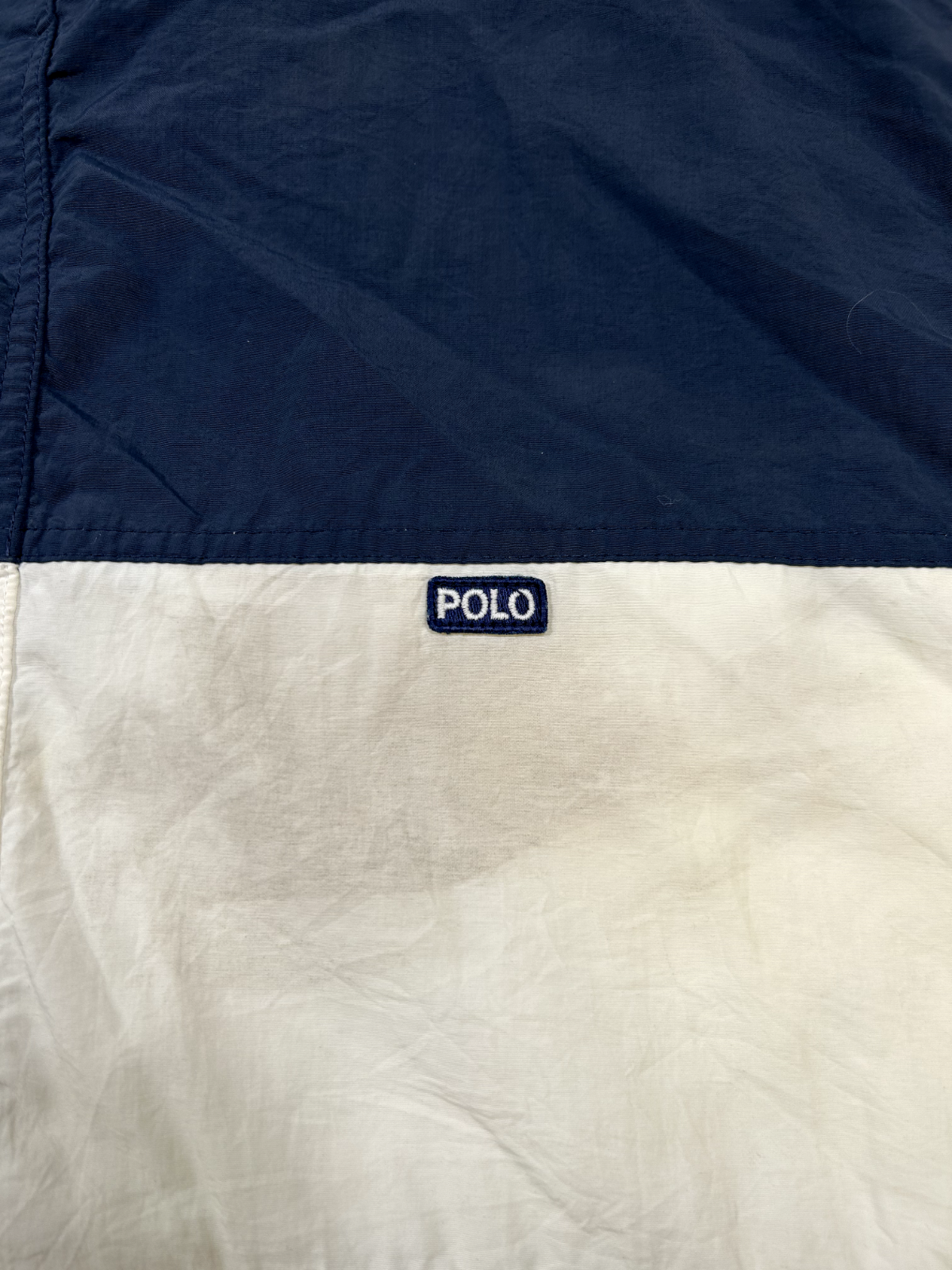 Vintage 90s Polo Ralph Lauren Embroidered Spell Out Full Zip Jacket Size Large