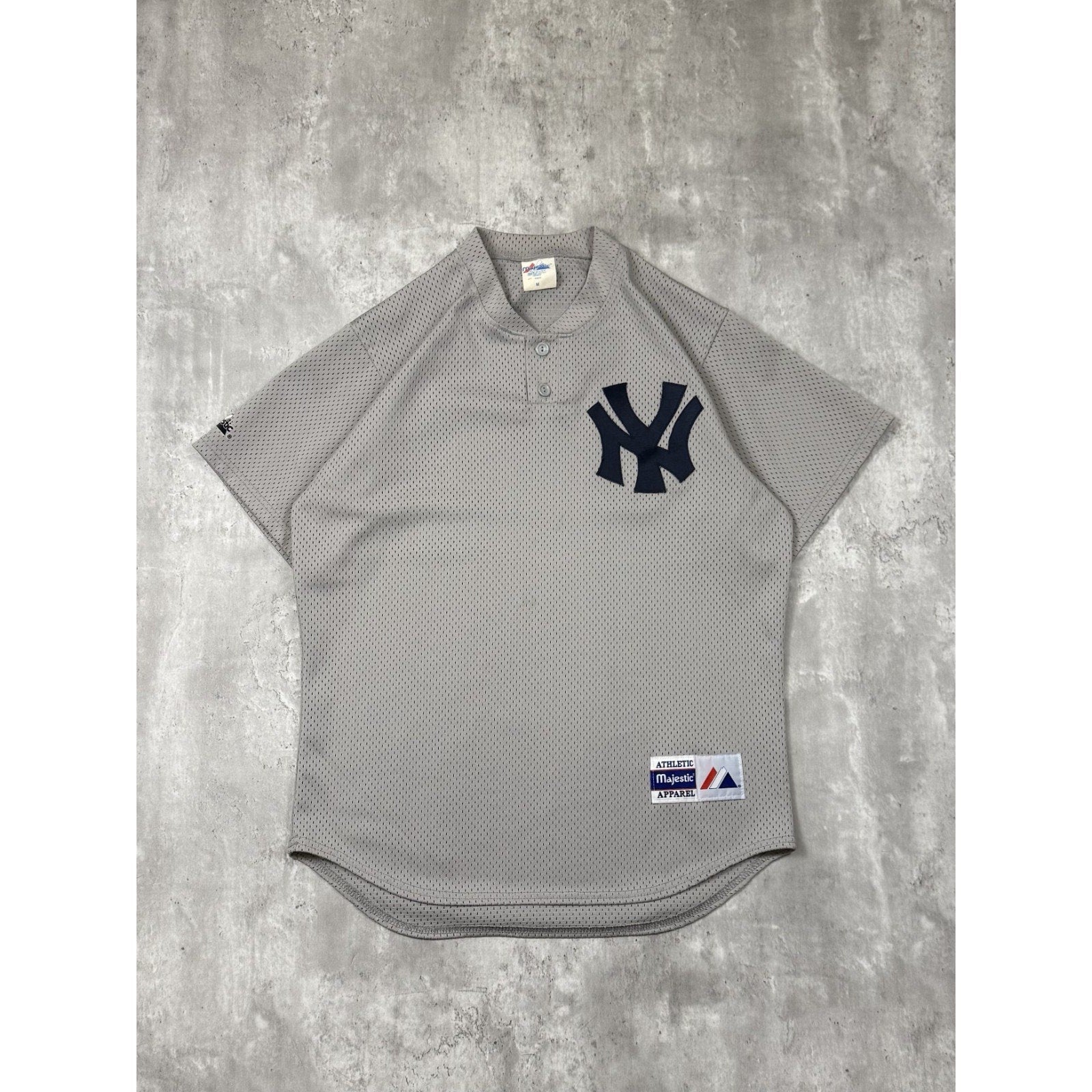 Vintage 90s New York Yankees MLB Majestic Mesh Baseball Jersey Size Medium