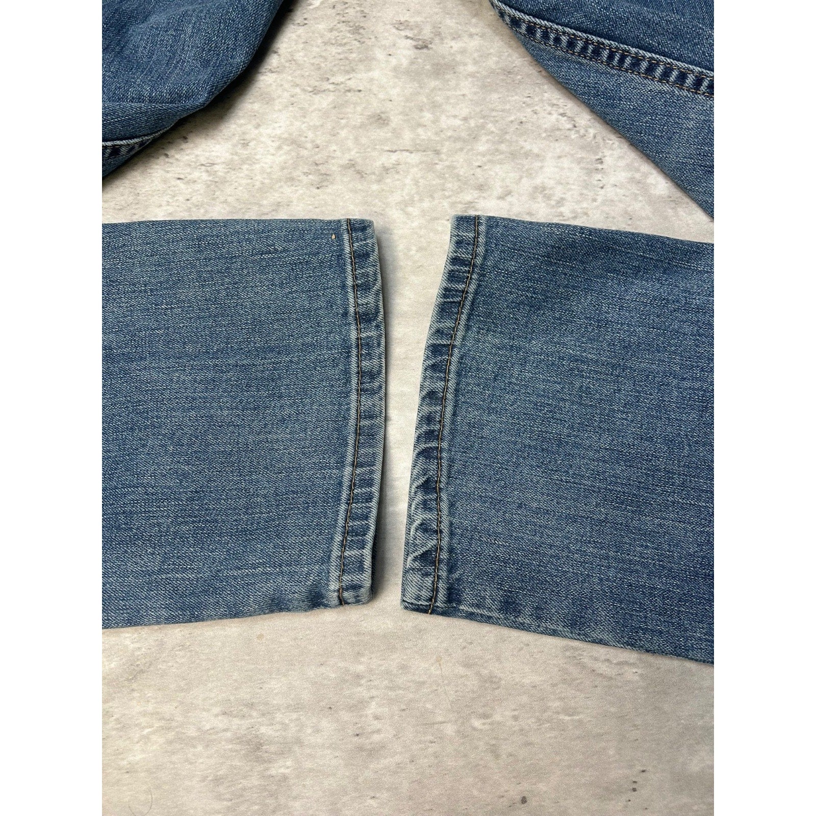 Carhartt Relaxed Fit Dark Wash Denim Workwear Pants Size 36