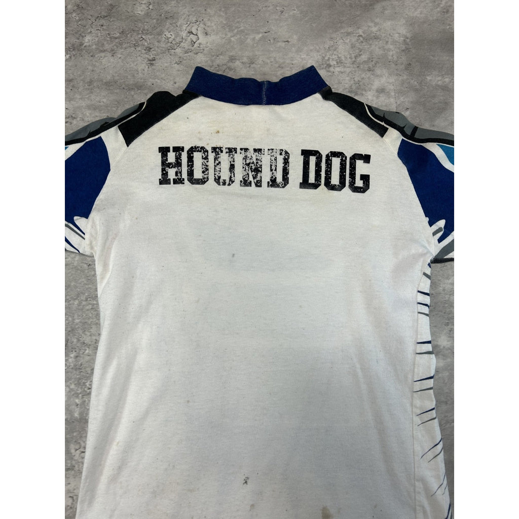 Vintage 90s Thor Reactor 3 Long Sleeve All Over Print Motocross Jersey Sz Medium