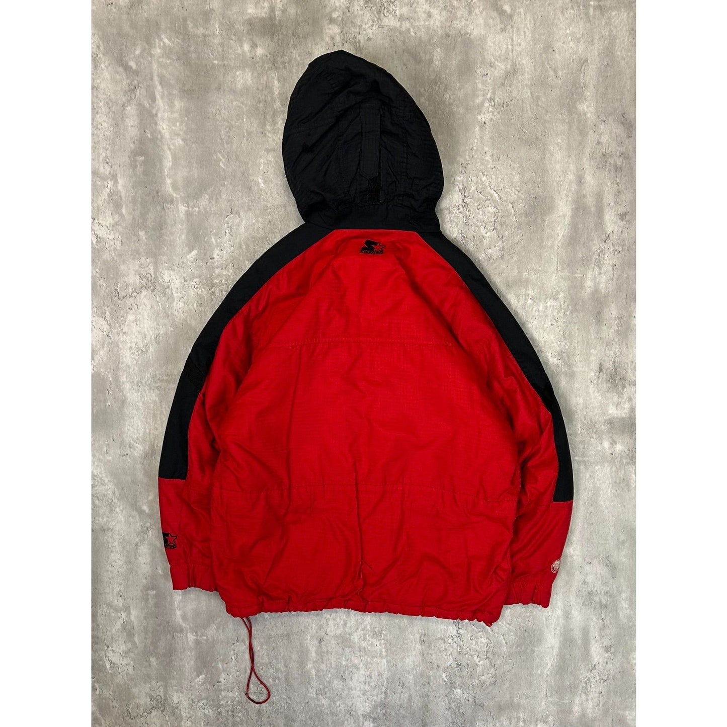 Vintage 90s Detroit Red Wings NHL Embroidered Starter Jacket Size Medium