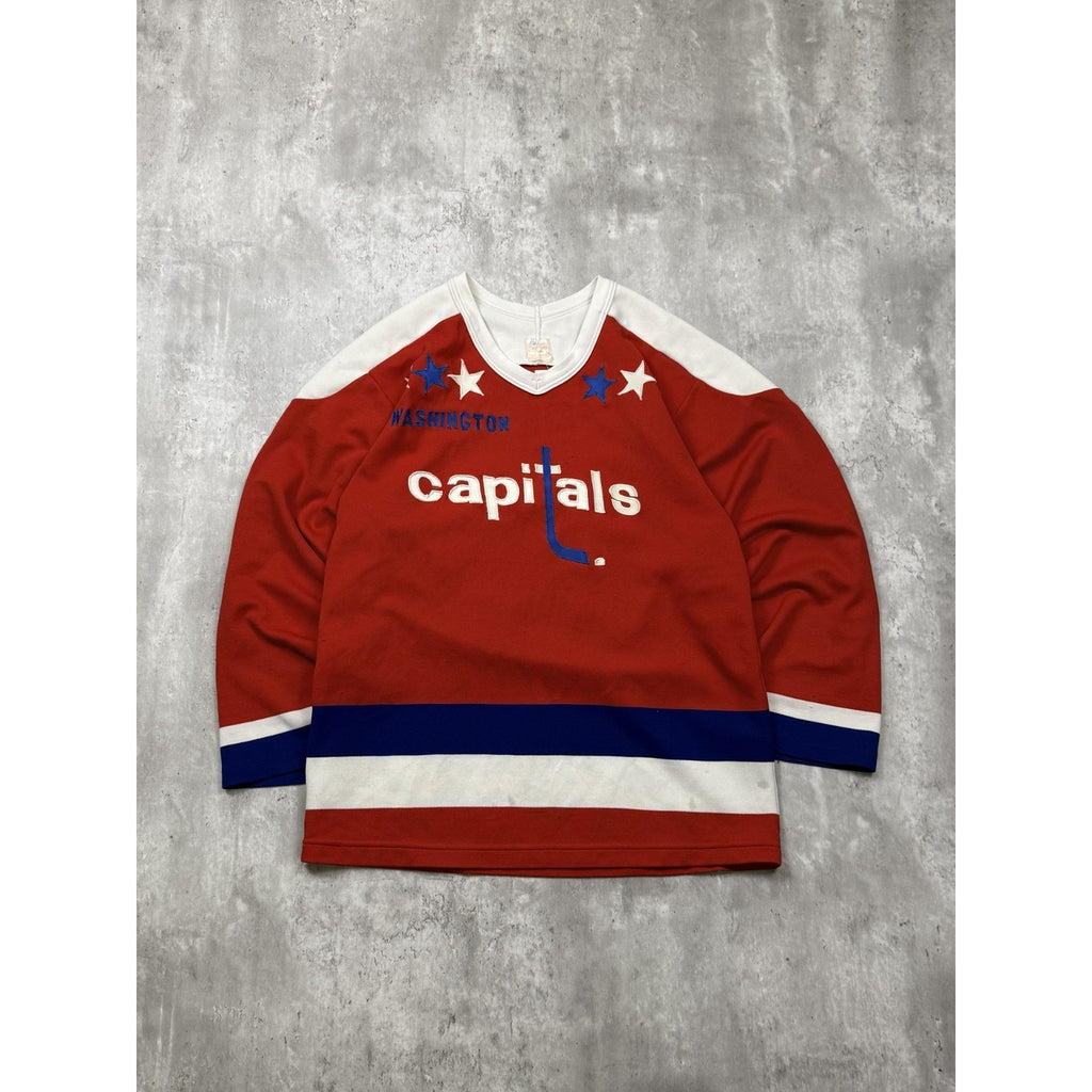 Vintage 80s/90s Mike Gartner #11 Washington Capitals NHL Hockey Jersey Sz Medium
