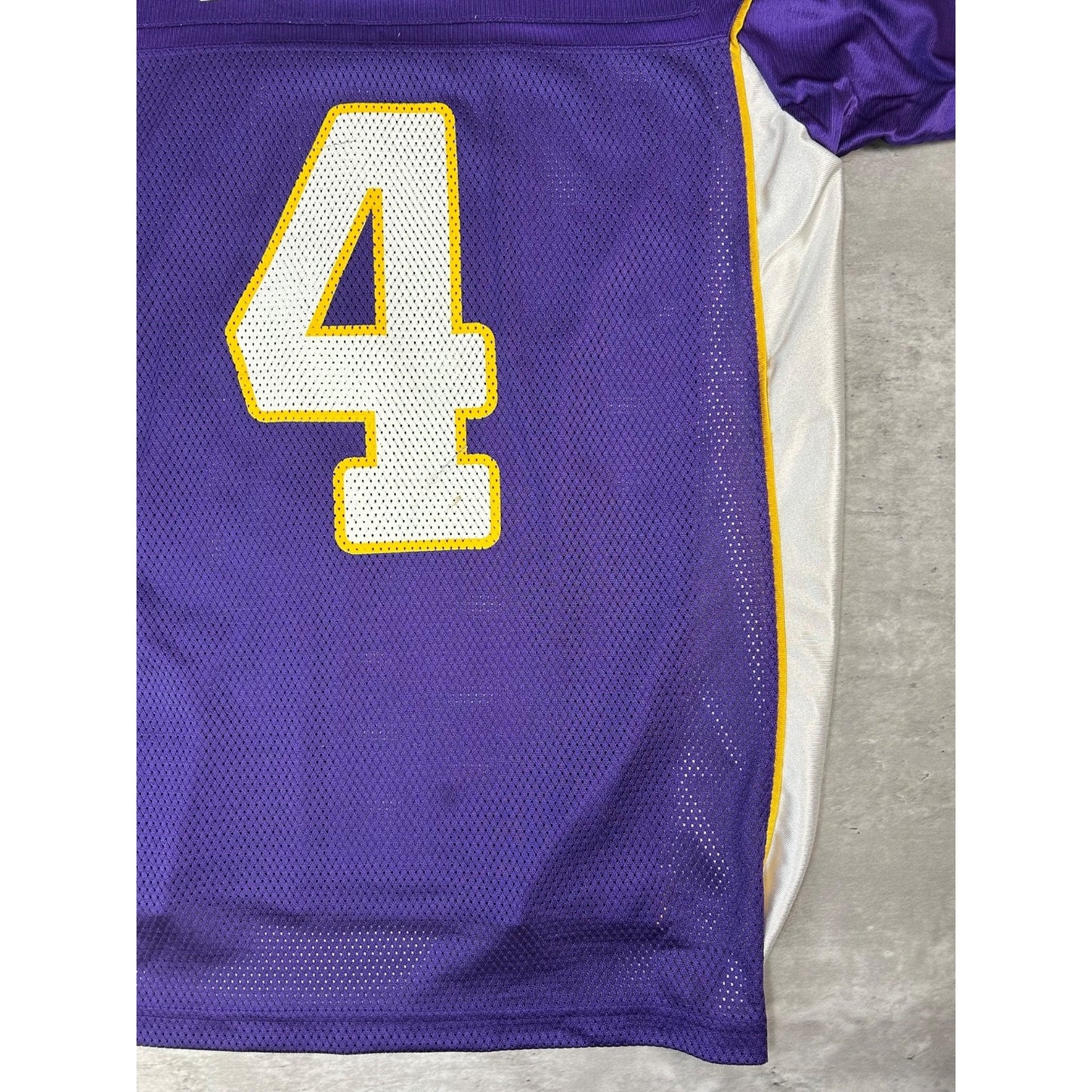 Brett Favre #4 Minnesota Vikings NFL Reebok Football Jersey Size Large