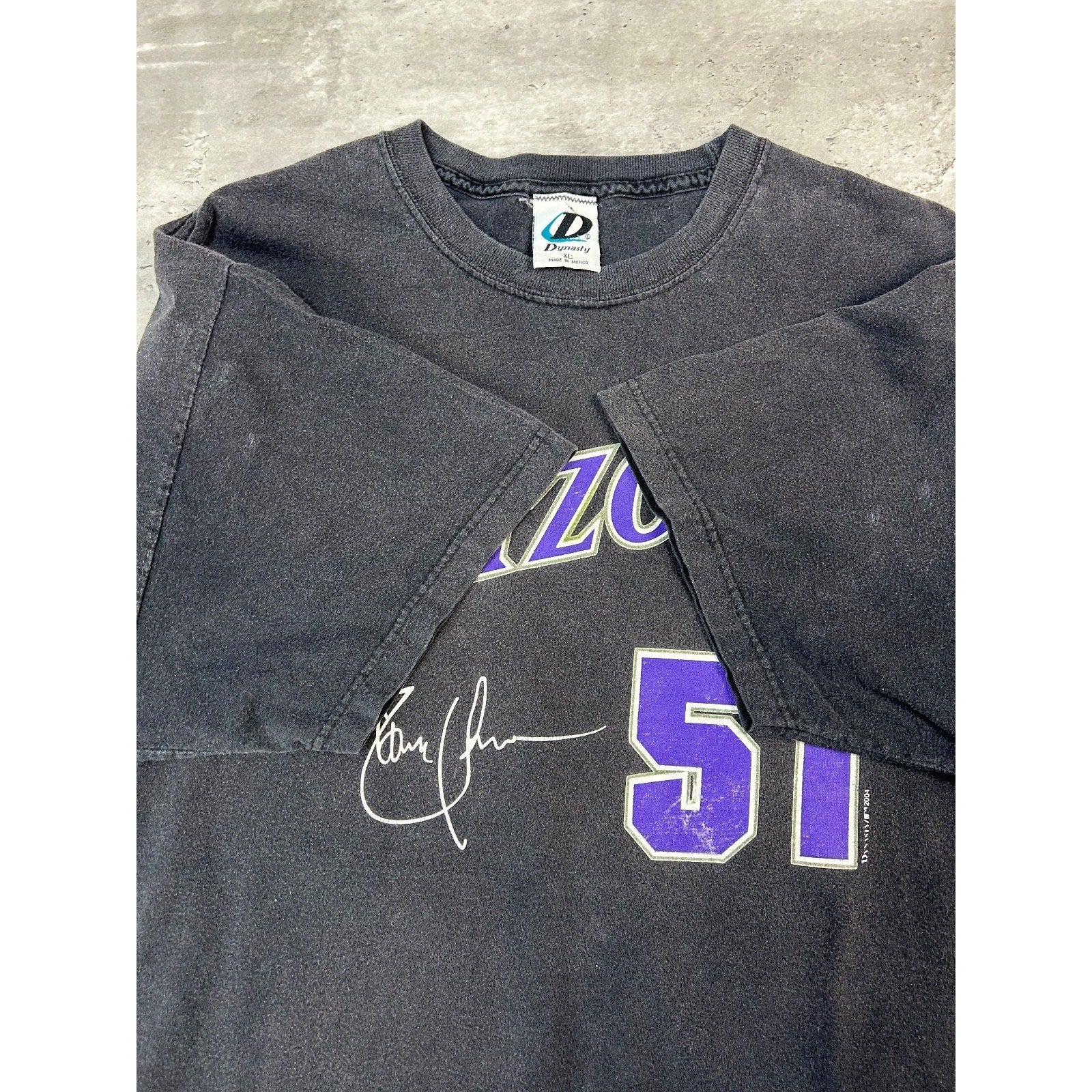 Vintage 90s Randy Johnson #51 Arizona Diamondbacks MLB Jersey T-Shirt Size XL