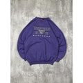 Vintage 90s Western Mustangs NCAA Embroidered Spellout Sweatshirt Size Medium