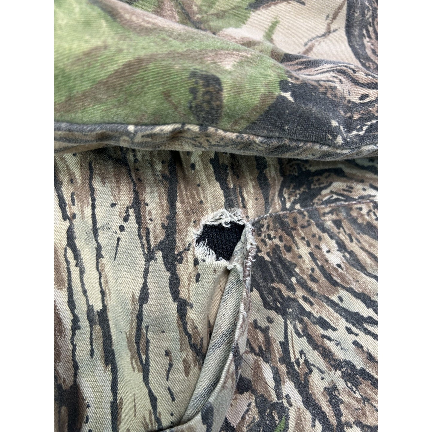 Vintage 80s/90s Walls Realtree Camo Full Zip Hooded Hunting Jacket Size Large