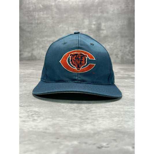 Vintage Chicago Bears NFL Embroidered Logo Football Snapback Hat OSFA